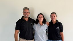 Matías Confalonieri, Belén Riccio y María Laura Chiapparrone, referentes de Educación Continua. Matías Confalonieri, Belén Riccio y María Laura Chiapparrone, referentes de Educación Continua.