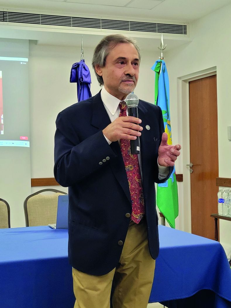 Osvaldo Rinaldi, presidente del Colegio de Veterinarios de Buenos Aires.