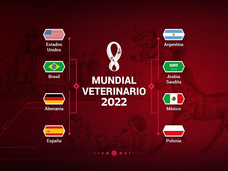 Fixture. ¿Quiénes son los principales rivales de&nbsp; Argentinaen el Mundial de las industrias veterinarias?
