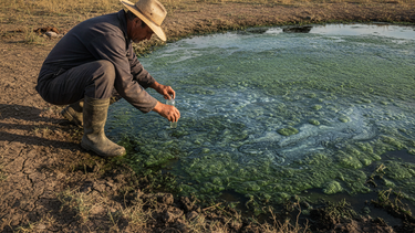 La vigilancia del agua es esencial para proteger la sanidad animal frente a la amenaza silenciosa de las cianobacterias.