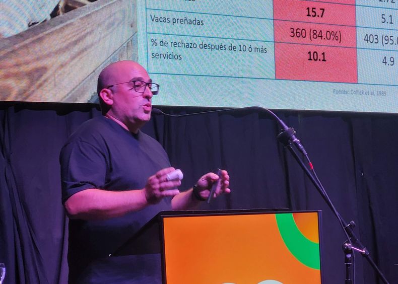 Dr. Enrique Pofcher, especialista en podología en bovinos.