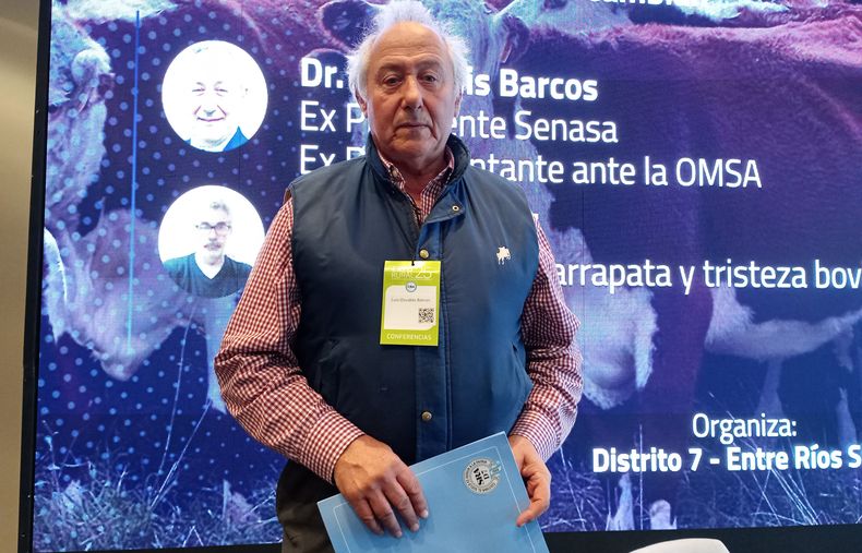Dr. Luis Barcos, ganadero, ex presidente del Senasa y ex referente de la OMSA.