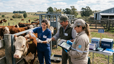 Colaboración público-privada para fortalecer los servicios veterinarios.