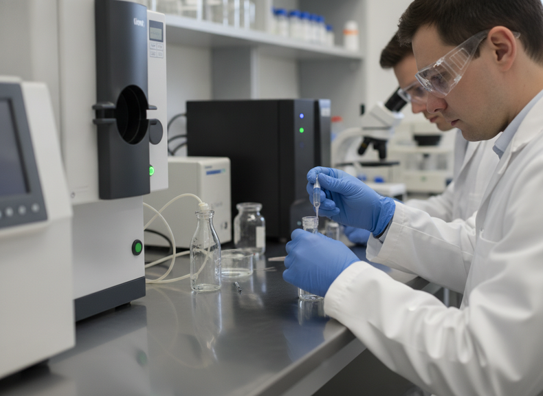 El análisis en laboratorio es clave para la inocuidad alimentaria y el control de fitosanitarios, garantizando la salud pública y la calidad de los productos.