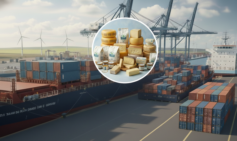 Récord histórico en exportaciones lácteas argentinas.