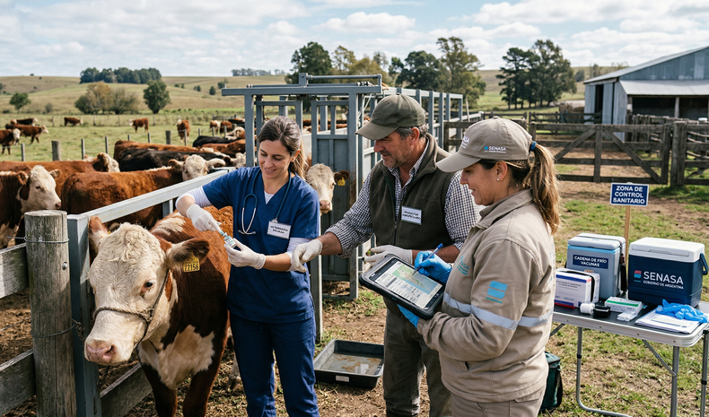 Colaboración público-privada para fortalecer los servicios veterinarios.
