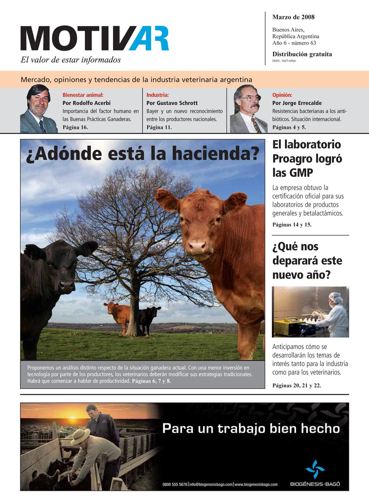 Edición N° 63 – Marzo de 2008