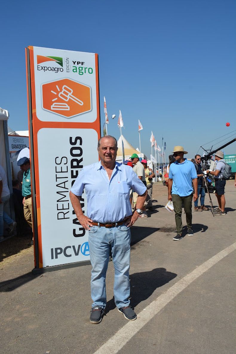 Jorge Grimberg, presidente del IPCVA en Expoagro.