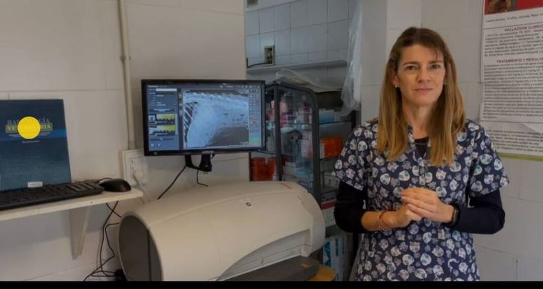 La MV VictoriaAlejandra Eberhard destacó la importancia de la hemoterapia para ofrecertratamientos que salvan las vidas de los perros.