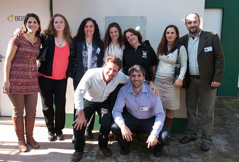 En equipo. Todos juntos, el grupo de trabajo de Bioinnovo sigue creciendo.