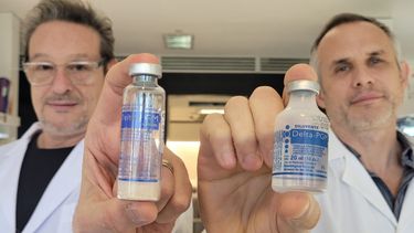 Diego Comerci y Juan Ugalde, los investigadores de la escuela de Bio y Nanotecnologías de la UNSAM que lideraron el desarrollo.