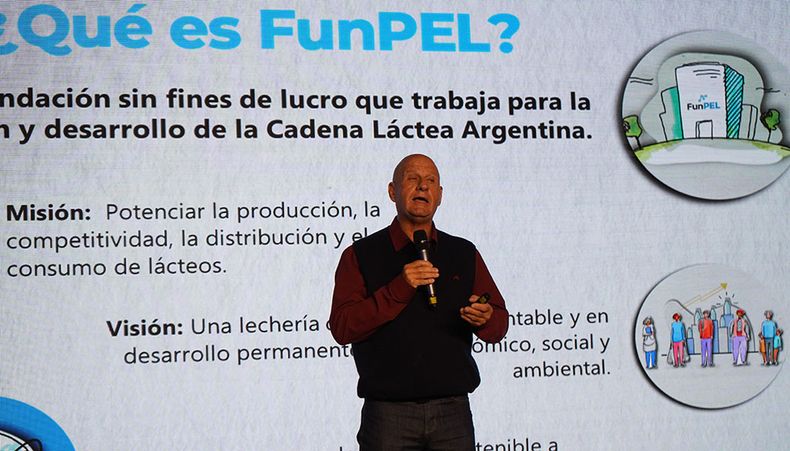 “La información es clave para el futuro de la lechería”, sostuvo Miguel Taverna, presidente de FUNPel.