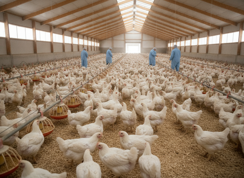 Avicultura: eficiencia productiva y genética animal en Latinoamérica.
