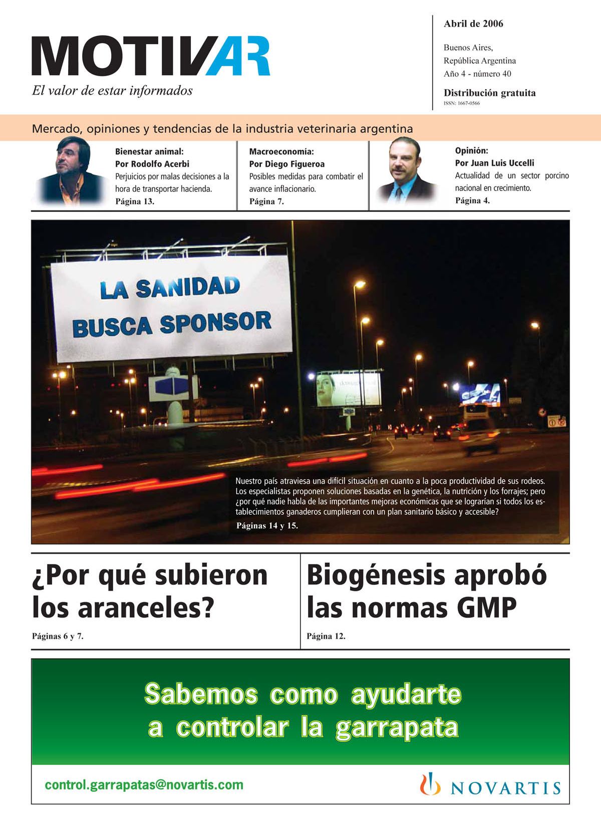 Edición N° 40 – Abril de 2006