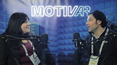 El MV Darío Caffarena entrevistado en Tandil por la periodista Lizi Domínguez sobre diarrea neonatal.