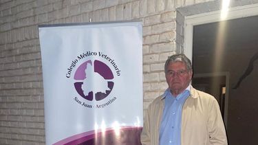 El MV Ángel Frau, presidente del Colegio Médico Veterinario de San Juan, destacó que más del 85% de los veterinarios se dedican a animales de compañía.