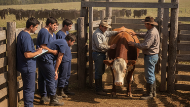 La educación veterinaria es fundamental para el progreso y la sostenibilidad de la ganadería de cría.