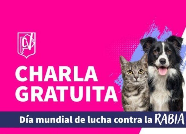 La charla sobre rabia es organizada por el CMVPBA y el área de Zoonosis Urbanas.