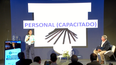 Luciana Chaparro, jefa del Programa Nacional de Garrapatas del Senasa, en el Congreso de Fundaciones y Entes de Lucha Sanitaria Animal.