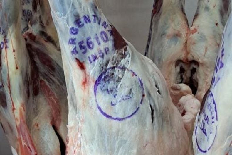 Nuevas exportaciones de carne ovina certificadas por Senasa.