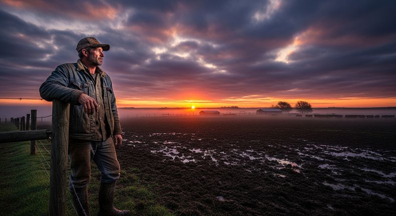 Producción láctea y la soledad del que queda. Con una tasa de desaparición global del 4% y local del 2,54%, el productor que sigue en pie es un sobreviviente.