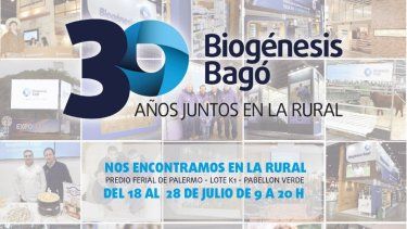 Biogénesis Bagó exhibirá su evolución y crecimiento en cuanto a portafolios destinados a ganadería y a animales de compañía.