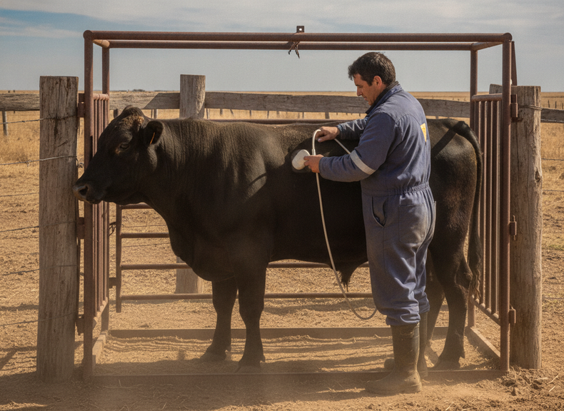 La Ecografía veterinaria es una herramienta clave para la evaluación de la calidad de carne bovina, optimizando la producción y el bienestar animal.