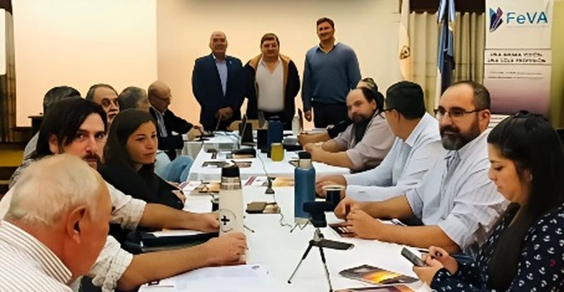 El plenario de FeVA se llevó a cabo en el Colegio Veterinario de La Pampa.