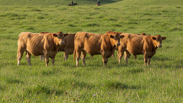 Raza bovina South Poll, adaptable y resistente al estrés calórico.