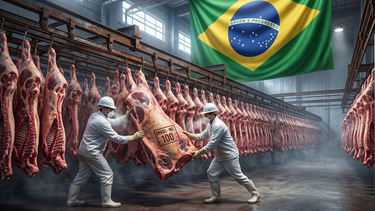 La carne brasilera, bajo la lupa de la estricta regulación de la Unión Europea.