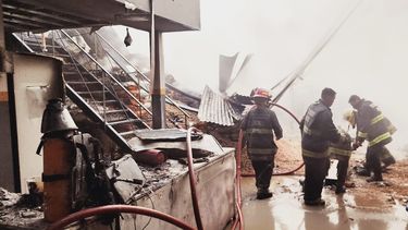 La distribuidora Krönen sufrió un incendio en sus instalaciones de La Plata.&nbsp; 