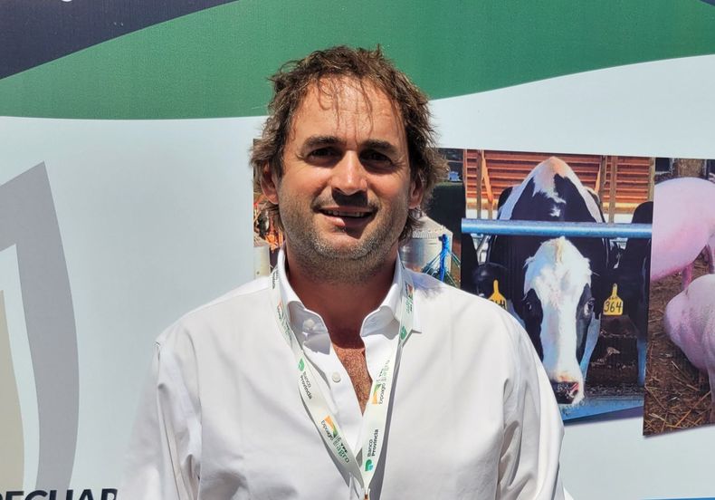 Tomás Berisso, gerente general de Primia Nutrición Animal, indicó que hoy la empresa está orientada a la venta de productos 50% para tambo y el otro 50% para feedlot.