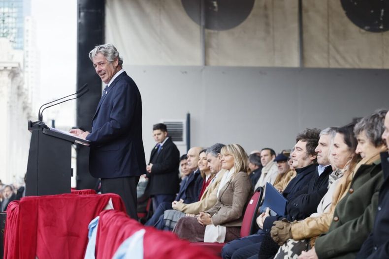 El presidente de la SRA, Nicolás Pino, también puso en valor el rol del INTA.