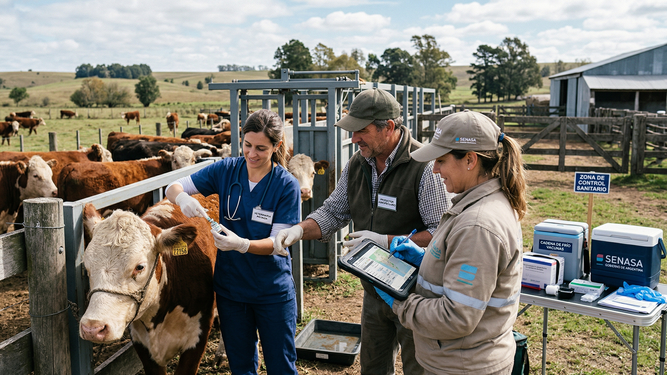 Colaboración público-privada para fortalecer los servicios veterinarios.