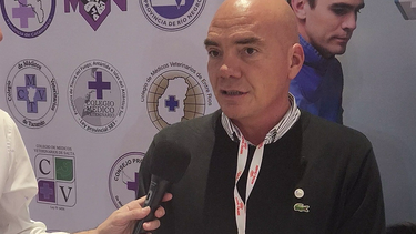 El MV Federico Berger, presidente de la Federación Veterinaria Argentina.