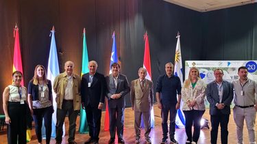 La delegación del Senasa celebrando el vigésimo aniversario del CVP.