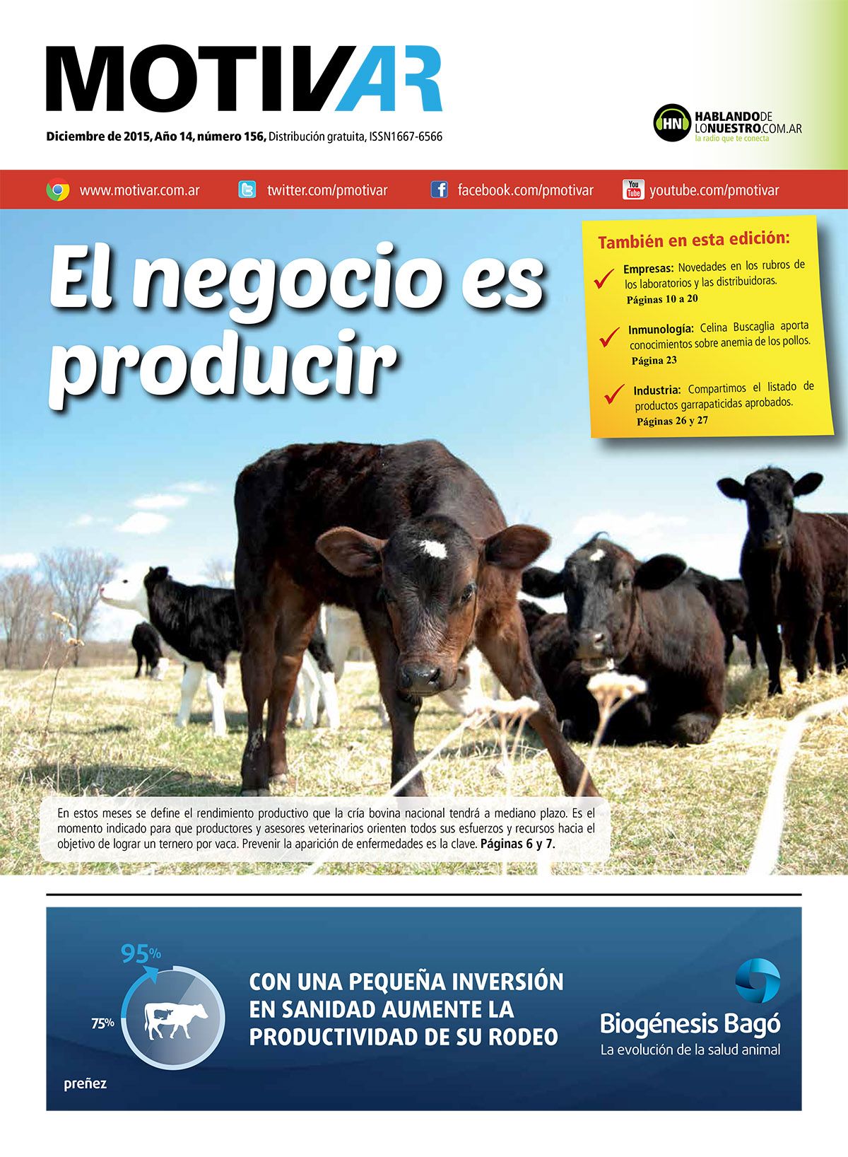 Edición N° 156 – Diciembre 2015