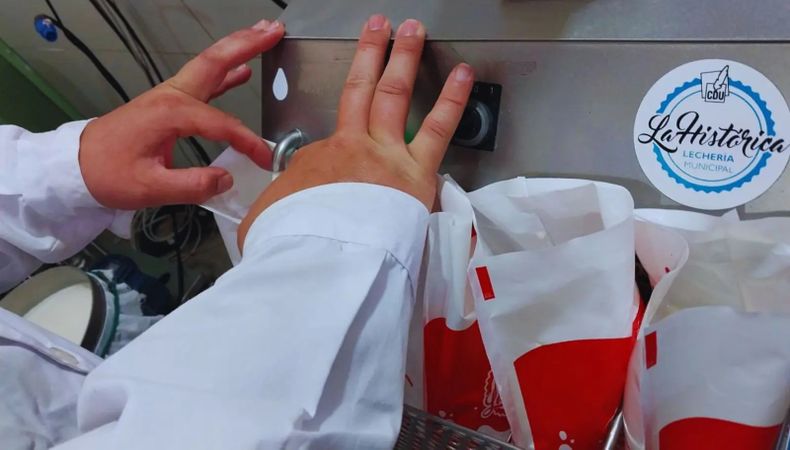 Lechería. El pasteurizador 4.0 fue&nbsp; instalado en la sala de elaboración de leche La Histórica, en Concepción del Uruguay, Entre Ríos.