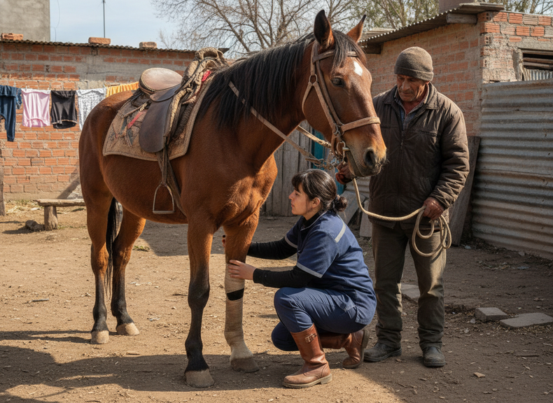 Tenencia responsable de Equinos: bienestar animal y salud en el trabajo.