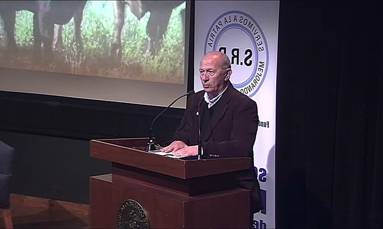 Carlos Castagni, presidente de CRA, puso en valor a la sanidad animal en Rosario.
