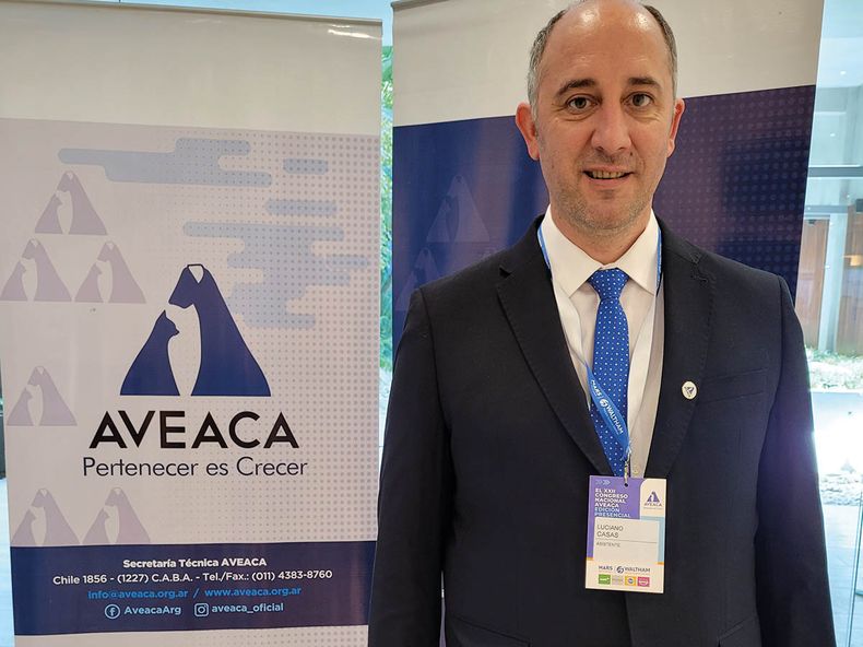 Luciano Casas, presidente de AVEACA, entidad con foco en los animales de compañía.