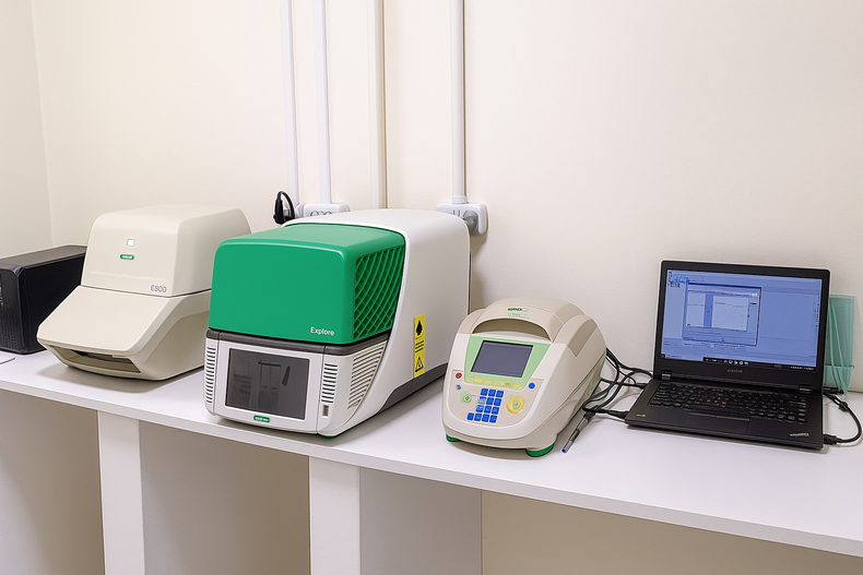 Equipos de biología molecular del Laboratorio de Salud Animal (LASA).