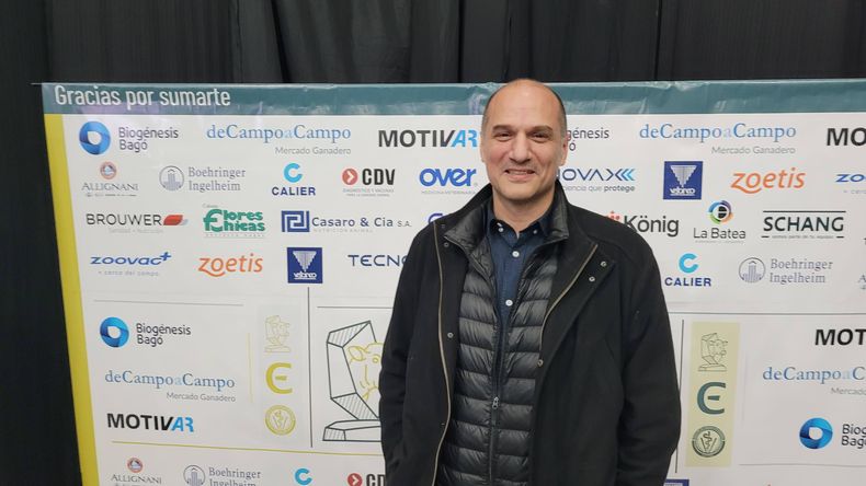 MV Silvio Marchetti, director nacional de Ganadería, confía en el crecimiento de la producción ganadera.