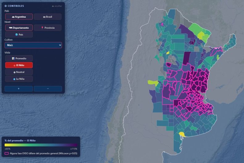 AgroENSO evalúa el impacto de El Niño en los principales cultivos extensivos del país.