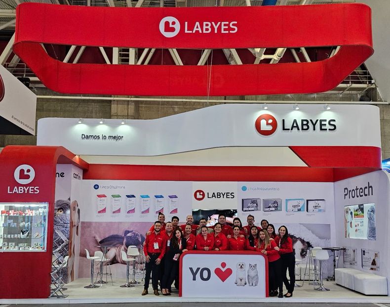 La industria veterinaria argentina, en esta caso el laboratorio Labyes, presente en el Congreso Veterinario de León.