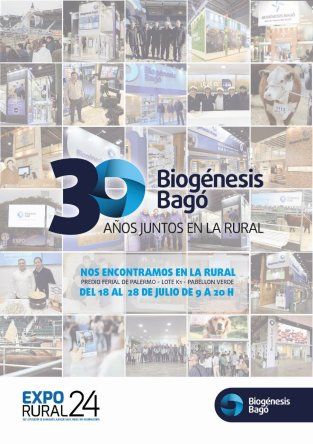 Biogénesis Bagó exhibirá su evolución y crecimiento en cuanto a portafolios destinados a ganadería y a animales de compañía.