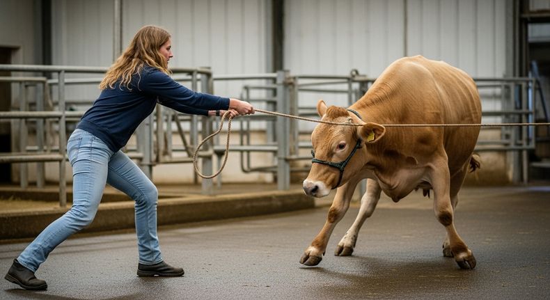 Bovinos. Para el diagnóstico son claves la historia clínica y los datos epidemiológicos.
