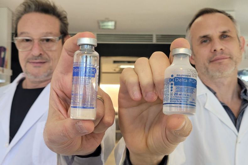 Diego Comerci y Juan Ugalde, los investigadores de la escuela de Bio y Nanotecnologías de la UNSAM que lideraron el desarrollo.