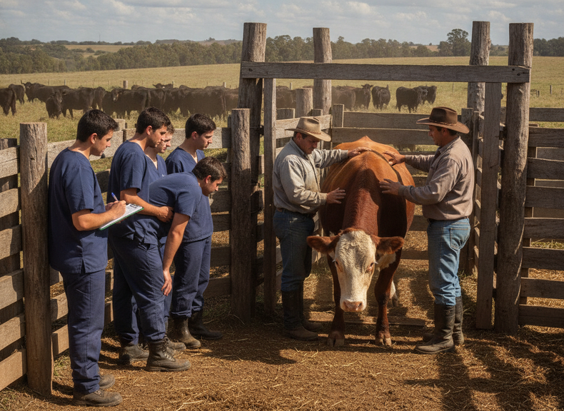 La educación veterinaria es fundamental para el progreso y la sostenibilidad de la ganadería de cría.