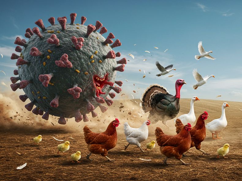 El virus de la influenza aviar avanza y obliga a tomar medidas drásticas para su control.